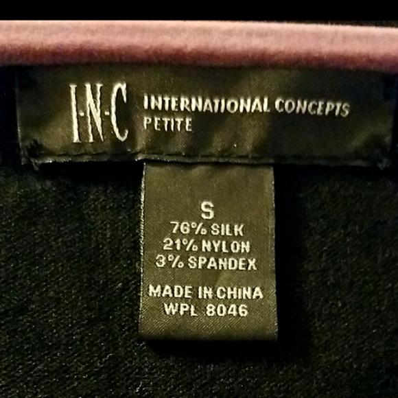 "INC" SILK BLEND SWEATER SIZE SMALL - Picture 2 of 3